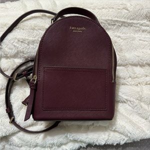 Mini Kate Spade Leather Backpack